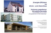 Energie-Effizienz im Wohn- und Zweckbau Nutzung gegebener Einsparpotenziale Veranstaltung am 9.11.2011 Energiewende im Kreis Heinsberg FH Aachen University.