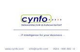 - IT-Intelligence for your Business - @cynfo.com0551 - 900 365 - 0.