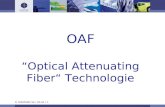 © DIAMOND SA / 03-01 / 1 OAF Optical Attenuating Fiber Technologie.