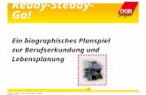 Ready, Steady, Go!; DGB-Jugend Baden-Württemberg1 Ready-Steady- Go! Ein biographisches Planspiel zur Berufserkundung und Lebensplanung.