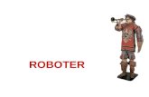 ROBOTER. ein Industrie-Roboter erledigt Schweißarbeiten.