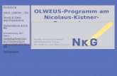 OLWEUS-Programm am Nicolaus-Kistner-Gymnasium Einleitung stark - stärker - Wir! Inhalt & Ziele des Programms Meilensteine am NKG Umsetzung am NKG: Gewaltprävention.
