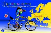 Hallo, ich bin Eurogaloppo und möchte mit euch in einem Quiz Europa entdecken! Teilt euch dazu in 2 Gruppen auf Pro richtige Antwort gibt es einen Punkt.