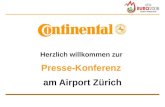 Herzlich willkommen zur Presse-Konferenz am Airport Zürich.