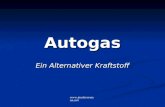 Autogas Ein Alternativer Kraftstoff