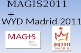 MAGIS2011 + WYD Madrid 2011 1. 1. Rückblick 1.1. Die Weltjugendtage 1.2. Ignatianische Vorprogramme 1.1. Die Weltjugendtage 1.2. Ignatianische Vorprogramme.