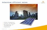 Www.wagner-solar.com Solarstrom effizient nutzen Solare Perspektive Technik und Montage Netzkopplung und Inselbetrieb Engieernte.