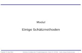1 Workshop: Grundlagen des IT-Projektmanagements - Version 3.0 - 01/2004Modul: Aufwand Schätzmethoden Copyright: Dr. Klaus Röber Modul Einige Schätzmethoden.