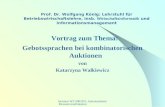 Seminar WS 2002/03: Automatisierte Ressourcenallokation Prof. Dr. Wolfgang König: Lehrstuhl für Betriebswirtschaftslehre, insb. Wirtschaftsinformatik und.