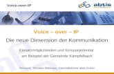 Voice-over-IP Voice – over – IP Die neue Dimension der Kommunikation Einsatzmöglichkeiten und Einsparpotential am Beispiel der Gemeinde Kämpfelbach Referent: