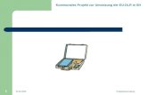 Kommunales Projekt zur Umsetzung der EU-DLR in SH 25.02.2009 Projektbeschreibung 1.
