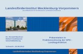 Landesförderinstitut Mecklenburg-Vorpommern Präsentation in Fraktionssitzung der SPD - Landtagsfraktion Landesförderinstitut Mecklenburg-Vorpommern Geschäftsbereich.