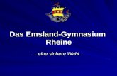 Das Emsland-Gymnasium Rheine...eine sichere Wahl...
