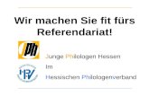 Junge Philologen Hessen Im Hessischen Philologenverband Wir machen Sie fit fürs Referendariat!