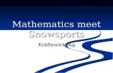 Mathematics meet Snowsports Kräftewirkung. 2 Dennis, Özlem, Marc Mathematics meet Snowsports AIT2/ITA2a Inhaltsverzeichnis Zentrifugal- & Zentripetalkraft.