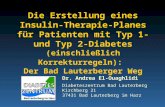 Die Erstellung eines Insulin- Therapie-Planes für Patienten mit Typ 1- und Typ 2-Diabetes (einschließlich Korrekturregeln): Der Bad Lauterberger Weg Dr.