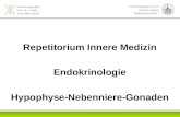 Forschungsgruppe Prof. Dr. J. Klein  Universitätsklinikum S-H Campus Lübeck Medizinische Klinik I Repetitorium Innere Medizin Endokrinologie.