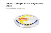 SEPA – Single Euro Payments Area Informationen für Vereine.