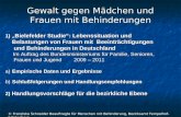 © Franziska Schneider Beauftragte für Menschen mit Behinderung, Bezirksamt Tempelhof-Schöneberg Gewalt gegen Mädchen und Frauen mit Behinderungen 1) Bielefelder.