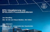 EPK-Visualisierung von BPEL4WS Prozessdefinitionen Jan Mendling Abt. für WI und Neue Medien, WU Wien Jörg Ziemann Institut für WI, Universität des Saarlandes.