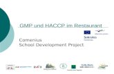 GMP und HACCP im Restaurant Comenius School Development Project Srednja šola Zagorje.