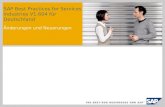 SAP Best Practices for Services Industries V1.604 für Deutschland Änderungen und Neuerungen.
