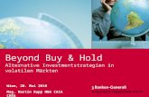 Mai 2010 Seite 1 Beyond Buy & Hold Alternative Investmentstrategien in volatilen Märkten Wien, 20. Mai 2010 Mag. Martin Rupp MBA CAIA CREA.