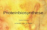 Proteinbiosynthese e-book von S.Heim Demo-Version.