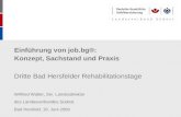 Einführung von job.bg®: Konzept, Sachstand und Praxis Dritte Bad Hersfelder Rehabilitationstage Wilfried Walter, Stv. Landesdirektor des Landesverbandes.