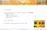 Christoph Scheidenberger (GSI) Wissenschaft für Alle, 11. Mai 2005 Ein Hauch von Exotik: Experimente mit kurzlebigen Kernen am Super-FRS Ein Hauch von.