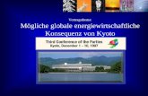 Mehrdad H.-ArmakiPE71 Vortragsthema: Mögliche globale energiewirtschaftliche Konsequenz von Kyoto.
