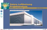 © Ministerium für Natürliche Ressourcen Kanada 2001 – 2006. Kurs zur Analyse sauberer Energieprojekte Bild: Conserval Engineering Industrielle solare Luftheizung,