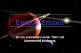 Epsilon Eridani ist ein sonnenähnlicher Stern im Sternenbild Eridanus.