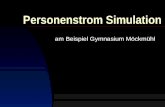 Personenstrom Simulation am Beispiel Gymnasium Möckmühl.