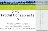Stephan.selle@zweitwerk.com XML in Produktionsabläufen Konzepte und Erfahrungen aus einer Kooperation zwischen Verlagsgruppe Oetinger und zweitwerk GmbH.