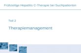 Teil 2 Therapiemanagement Frühzeitige Hepatitis C-Therapie bei Suchtpatienten.