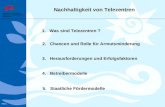 Deutsche Gesellschaft für Technische Zusammenarbeit (GTZ) GmbH Folie 1 Nachhaltigkeit von Telezentren 1. Was sind Telezentren ? 2. Chancen und Rolle für.