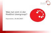 Was tut sich in der RedDot Usergroup? Hannover, 25.06.2007.