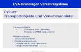 2008 Sebastian Kummer 1 Exkurs: Transportobjekte und Verkehrsanbieter Transportobjekte: Transport- und Lademittel Einweg- und Mehrwegsysteme Verkehrsanbieter: