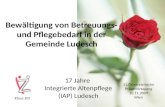 Bewältigung von Betreuungs- und Pflegebedarf in der Gemeinde Ludesch 17 Jahre Integrierte Altenpflege (IAP) Ludesch Klaus Zitt 11.Österreichische Präventivtagung.
