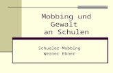 Mobbing und Gewalt an Schulen Schueler-Mobbing Werner Ebner.