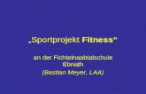 Sportprojekt Fitness an der Fichtelnaabtalschule Ebnath (Bastian Meyer, LAA)