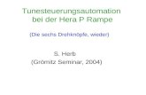 Tunesteuerungsautomation bei der Hera P Rampe S. Herb (Grömitz Seminar, 2004) (Die sechs Drehknöpfe, wieder)