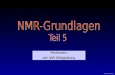 W.GRÜNDER Methoden der MR-Bildgebung. W.GRÜNDER Nur zur internen Verwendung durch Teilnehmer an der Wahlfachvorlesung 1 Methoden der NMR-Bildgebung und.