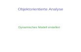 Objektorientierte Analyse Dynamisches Modell erstellen