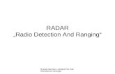 Sylvain Bonnet, Lehrstuhl für mathematische Geologie RADAR Radio Detection And Ranging.