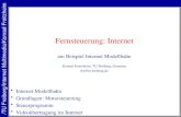 Fernsteuerung: Internet am Beispiel Internet Modellbahn Konrad Froitzheim, TU Freiberg, Germany frz@tu-freiberg.de Internet Modellbahn Grundlagen: Motorsteuerung.
