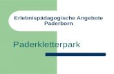Erlebnispädagogische Angebote Paderborn Paderkletterpark.