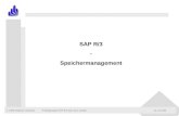 © 1999 Stephan Homeyer01.12.1999Projektgruppe SAP R/3 auf Linux Cluster SAP R/3 - Speichermanagement.
