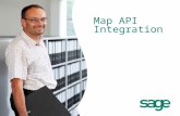 Map API Integration. 22 Referenten Hans, Muster Verantwortlicher Verkauf Vorname, Name Funktion Sage: Firmenpräsentation.